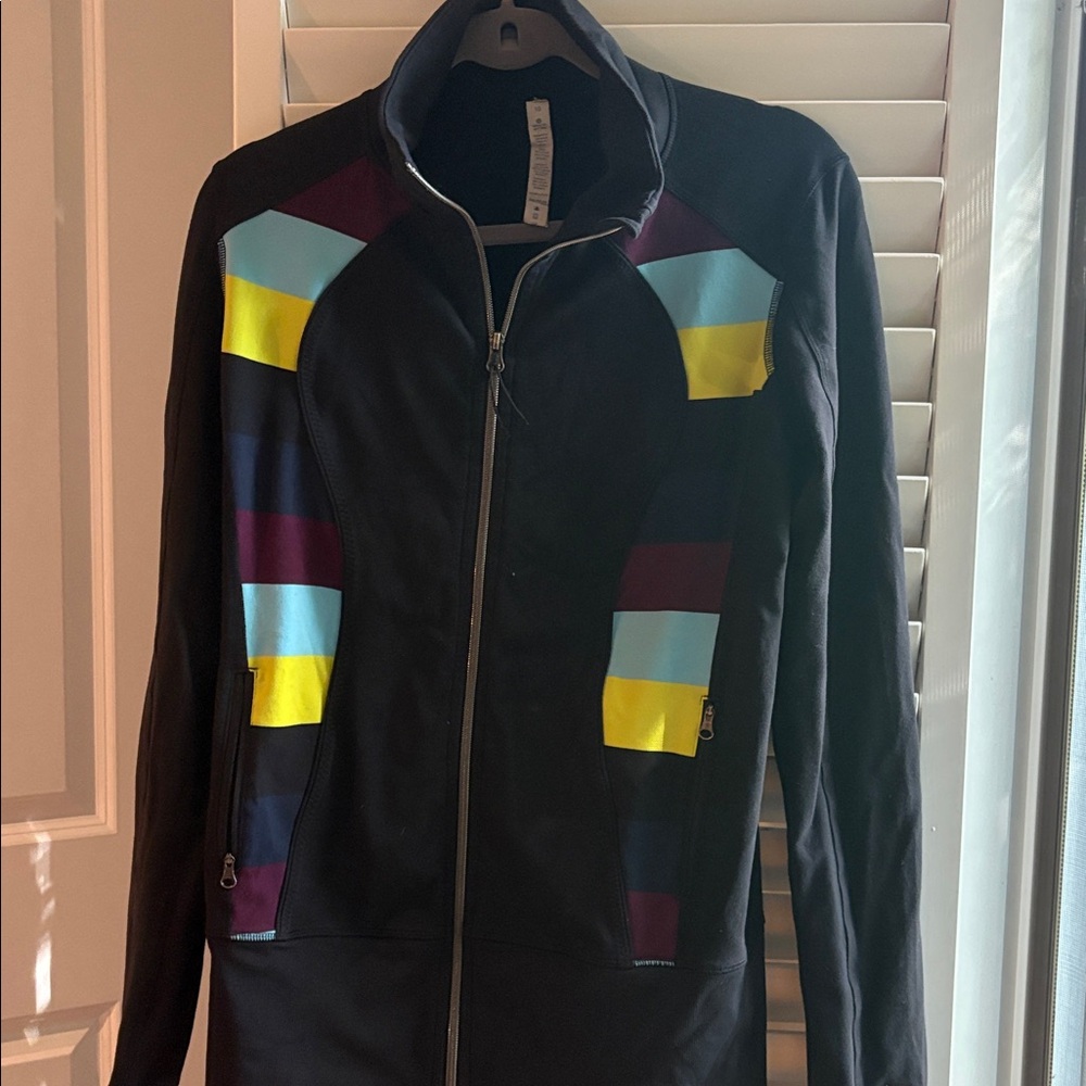 lululemon athletica Black Multicolor Sweatshirt